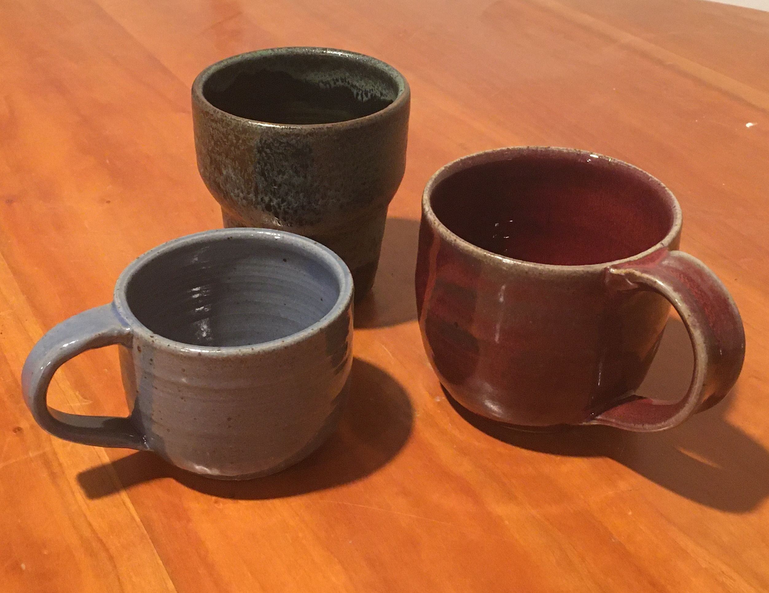 some cups